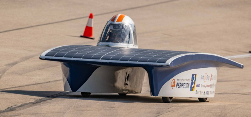Perihelion, the team's solar car